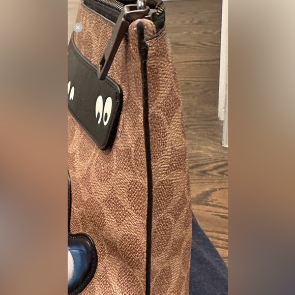 Coach Disney Dark Fairytale Spooky Eye Extra Large Wristlet Pouch NWOT Rare - Picture 9 of 12